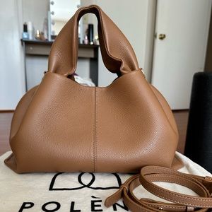 Polene Numero Neuf Camel Bag Purse Crossbody